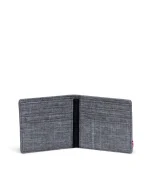 HERSCHEL SUPPLY ROY WALLET RAVEN CROSSHATCH 30072-00919-OS 3.50"(H) x 4.50"(W) x 0.50"(D) - Image 2