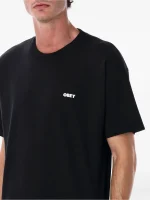 OBEY LISBON ICON TEE BLACK 165264239-BLK - Image 3