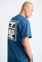 OBEY EYES ICON II CLASSIC T-SHIRT HARBOR BLUE 165262142-HBU - Image 4