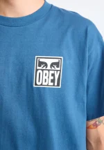 OBEY EYES ICON II CLASSIC T-SHIRT HARBOR BLUE 165262142-HBU - Image 3