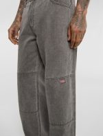 DICKIES DOUBLE KNEE DENIM PANT GREY WASH DK0A4Y3FL221 - Image 3