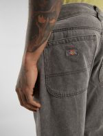 DICKIES DOUBLE KNEE DENIM PANT GREY WASH DK0A4Y3FL221 - Image 2