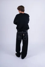 HOMEBOY X-TRA MONSTER HB. DENIM WASHED BLACK 01PA1041-84 - Image 11