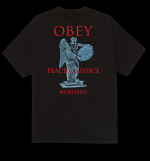 OBEY PEACE & JUSTICE STATUE TEE BLACK 165264238-BLK - Image 3