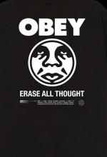 OBEY ERASE ALL THOUGHT TEE BLACK 165264212-BLK - Image 3
