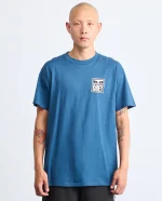 OBEY EYES ICON II CLASSIC T-SHIRT HARBOR BLUE 165262142-HBU