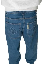 HOMEBOY X-TRA BAGGY DIAMOND DENIM WASHED BLUE 01PA0340-81 - Image 3