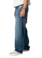 HOMEBOY X-TRA BAGGY WISKERS DENIM VINTAGE BLUE 01PA0351-86 - Image 4