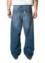 HOMEBOY X-TRA BAGGY WISKERS DENIM VINTAGE BLUE 01PA0351-86 - Image 2