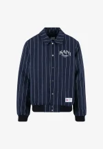 KARL KANI PINSTRIPES WOOL JACKET BLUE KM253-045-1 - Image 4