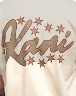 KARL KANI SIGNATURE STAR PRINT T-SHIRT BEIGE KM253-013-1 - Image 2