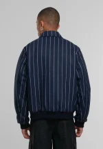 KARL KANI PINSTRIPES WOOL JACKET BLUE KM253-045-1 - Image 2