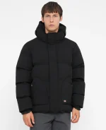DICKIES EAGLEVILLE HOODED PUFFER BLACK DK0A87OHBLK1