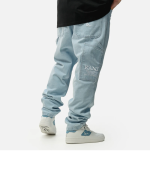 KARL KANI KK RETRO TAPERED WORKWEAR DENIM BLEACHED BLUE KMI-PL043-090-12 - Image 2