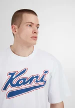 KARL KANI VARSITY PRINT T-SHIRT WHITE KM253-002-1 - Image 2