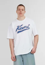 KARL KANI VARSITY PRINT T-SHIRT WHITE KM253-002-1