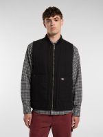 DICKIES QUILTED CANVAS VEST BLACK DK0A87O4BLK1 - Image 2