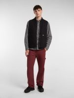 DICKIES QUILTED CANVAS VEST BLACK DK0A87O4BLK1 - Image 5