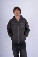 HOMEBOY GOTHIC HOODED JACKET VOLCANIC BLACK 01SW3258-31 - Image 2