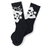 GRIMEY X DC SHOES THE SWARM REGULAR SOCKS BLACK GSO142-BLK - Image 2