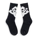 GRIMEY X DC SHOES THE SWARM REGULAR SOCKS BLACK GSO142-BLK
