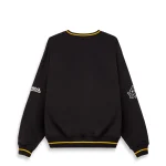 GRIMEY MUD'S THE RESIDENCE V NECK VINTAGE CREWNECK BLACK GSW643-BLK - Image 6