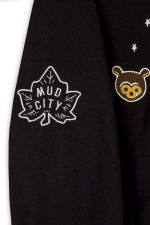 GRIMEY MUD'S THE RESIDENCE V NECK VINTAGE CREWNECK BLACK GSW643-BLK - Image 4