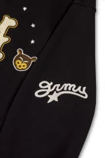 GRIMEY MUD'S THE RESIDENCE V NECK VINTAGE CREWNECK BLACK GSW643-BLK - Image 5