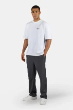 PEGADOR SIGNAR OVERSIZED TEE WHITE BLACK PGDR-4616-004/001 - Image 4
