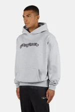 PEGADOR MAGTEN OVERSIZED HOODIE HEATHER GREY PGDR-6310-224