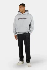 PEGADOR MAGTEN OVERSIZED HOODIE HEATHER GREY PGDR-6310-224 - Image 3