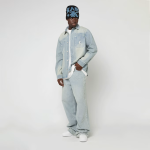 KARL KANI OG K WASHED WESTERN RELAXED BAGGY KM253-010-1 - Image 5