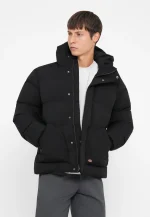 DICKIES EAGLEVILLE HOODED PUFFER BLACK DK0A87OHBLK1 - Image 2