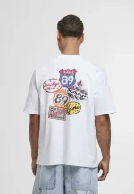 KARL KANI RETRO PATCH PRINT T-SHIRT WHITE KM253-001-2 - Image 2