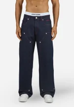 PEGADOR APEX LOOSE JEANS DARK RAW BLUE PGDR-6284-607