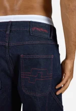 PEGADOR APEX LOOSE JEANS DARK RAW BLUE PGDR-6284-607 - Image 5