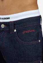 PEGADOR APEX LOOSE JEANS DARK RAW BLUE PGDR-6284-607 - Image 4