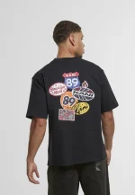 KARL KANI RETRO PATCH PRINT T-SHIRT BLACK KM253-001-1 - Image 2