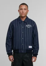 KARL KANI PINSTRIPES WOOL JACKET BLUE KM253-045-1