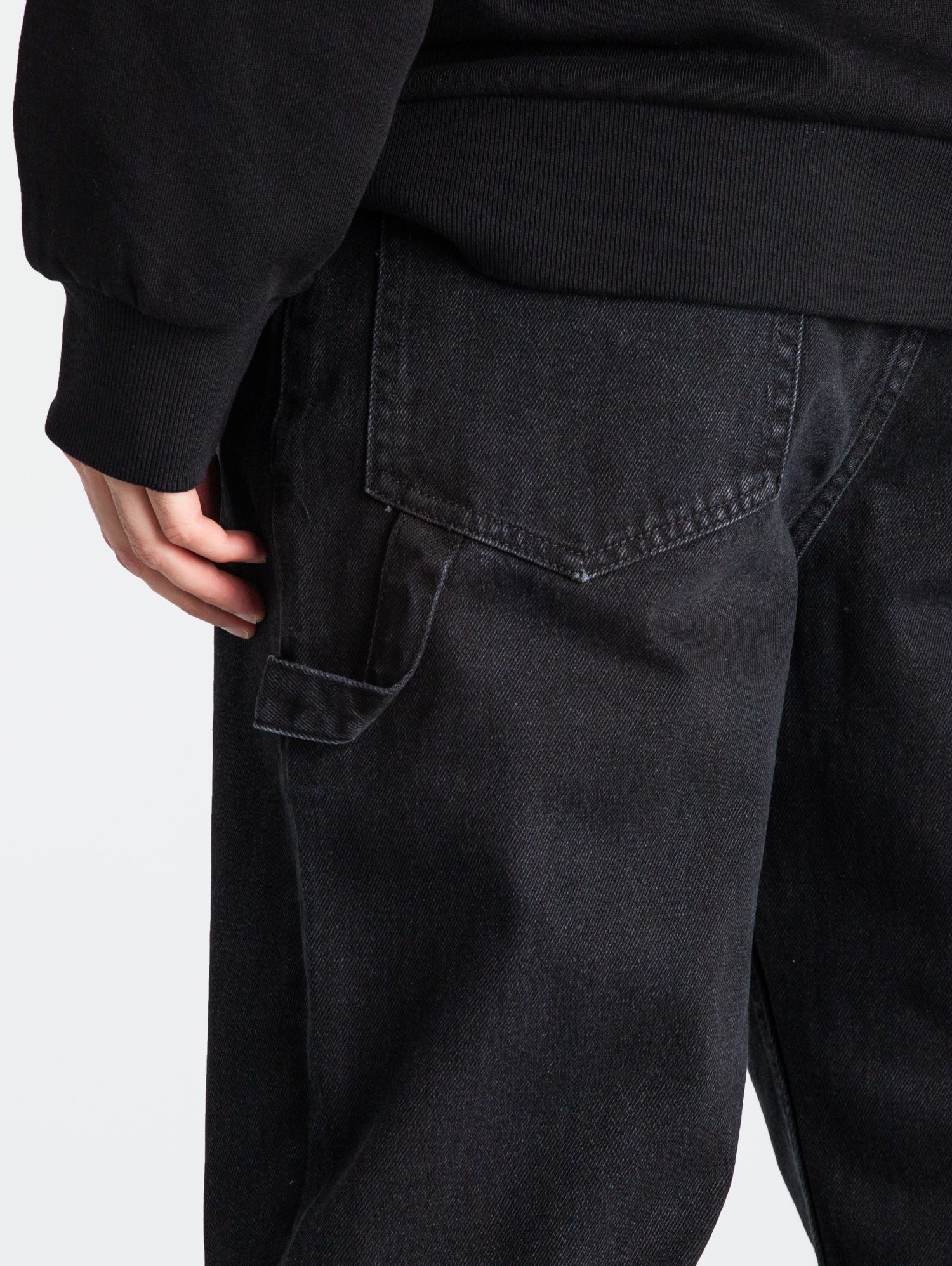 PEGADOR DRATO BAGGY WORKWEAR JEANS WASHED BLACK 4400-002-M-GR - Image 5