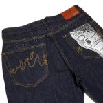 GRIMEY THE PLANET REGULAR DENIM PANTS RAW BLUE GJLP296-RBLU - Image 3