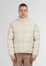 KARL KANI AOP SIGNATURE PUFFER JACKET BEIGE KM253-024-2 - Image 3