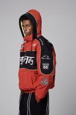 GRIMEY RACE WAR PULL OVER JACKET RED GPVJ199-RED - Image 4