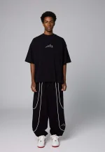GRIMEY INFAMOUS SWEATPANTS BLACK GRTS295-BLK - Image 2