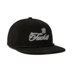 HUF Fuck It Lux Snapback Hat Black HT00890-BLACK