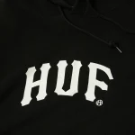 HUF Arch Pullover Hoodie Black PF00759-BLACK - Image 2