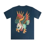 American Socks Eagle Eye Tee Dark Blue ASG121 - Image 2