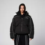 GRIMEY INFAMOUS PUFFER JACKET BLACK GPJ200-BLK - Image 5