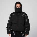 GRIMEY INFAMOUS PUFFER JACKET BLACK GPJ200-BLK
