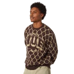 Huf Breakthrough Crewneck Sweater Bison KN00557-BISON - Image 5